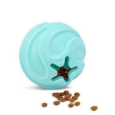 Imagem de APODESS Brinquedos interativos para cães distribuidores de bolas para cães, brinquedos de quebra-cabeça para o tédio para mantê-los ocupados, perfeitos para buscar/mastigar/treinar, dispensador de