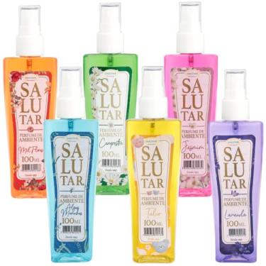 Imagem de Kit 6 Aromatizador de Ambiente Spray Salutar 100ml