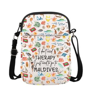 Imagem de WSNANG Maldivas Gifts Maldivas Bolsa tiracolo Maldivas Lembrança Bolsa Mensageiro Maldivas Presente de Lua de Mel, Maldivas Cb, Moderno