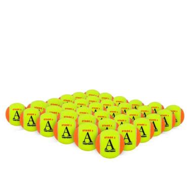 Imagem de Bola De Beach Tennis Tretorn Academy Stage 2 - Saco Com 36 Bolas Laranja