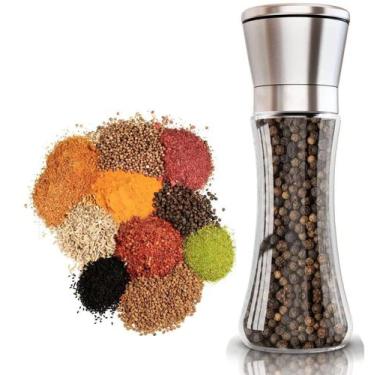 Imagem de Moedor Manual de Pimenta e Sal em Aço Inox Gourmet - WBCOM