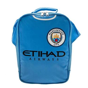 Imagem de Lancheira Manchester City F.C. LUBEPJRSMAN, veja a descrição, 5 litros, azul