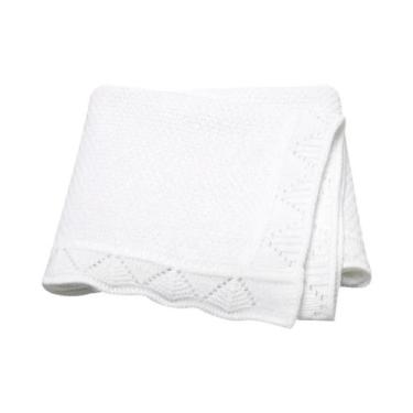 Imagem de Cobertores De Bebê Super Macios De Cor Pura 100x80cm Malha Recém-nasci