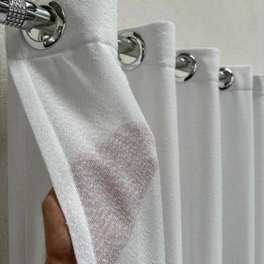 Imagem de Cortina De Linho Buclê Com Forro Microfibra 4,00 Metros De Largura Com