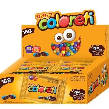 Imagem de Confete De Chocolate Coloreti Com 24 unidades  - Jazam