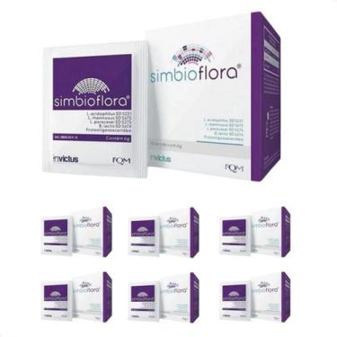 Imagem de Kit 6 - Simbioflora Probiótico em Pó com 15 Sachês por caixa - Farmoqu