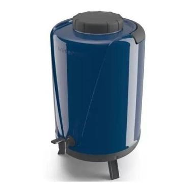 Imagem de Garrafa Botijão Cooller Tereré Térmica 10 Litros Unitermi, Azul