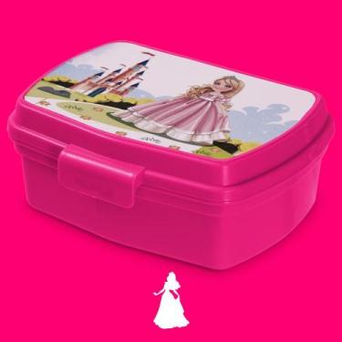 Imagem de Lancheira Grande Escolar Infantil Com Divisória Heróis Bebê - Usual Ut