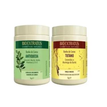 Imagem de Kit Banho de Creme Jaborandi E Tutano Bio Extratus 1kg - Hidratação