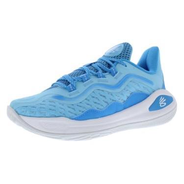 Imagem de Under Armour Curry 11 MG - Escola para meninos (branco/azul)