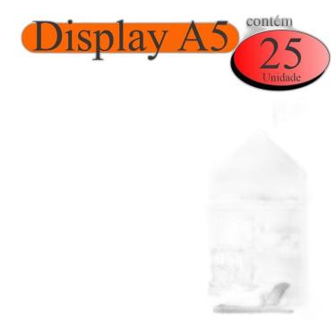 Imagem de 25 Display A5 Expositor Folha Quadro Aviso Parede Pet Verti