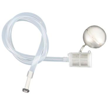 Imagem de Kit de tubo de imersão de silicone de 80 cm com bola flutuante e filtro de 180 mícrons - Acessório para barril de cerveja artesanal de aço inoxidável para despejar sem sedimentos