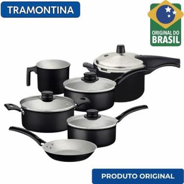 Imagem de Turim 5 Pçs + Pressão 6l - Tramontina, Preto