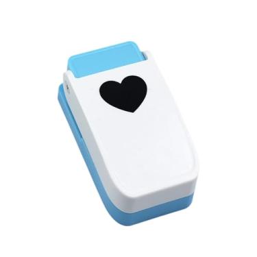 Imagem de Colaxi Furador de papel multifuncional, material de escritório para scrapbooking, livros de memórias, decorações, fotos, furador de papel fácil de usar, Coração