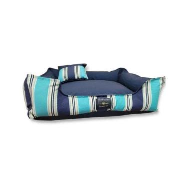 Imagem de Caminha Pet Cachorro e Gato Impermeável Acquablock Tamanho M Azul List