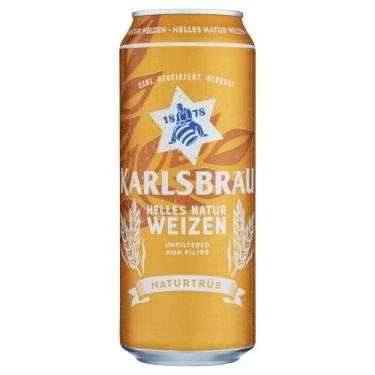 Imagem de Cerveja Karlsbrau Weizen - Lata 500ml - Cerveja de Trigo Alemã