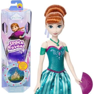 Imagem de Boneca Anna Frozen Spin E Reveal Mattel - JBG60