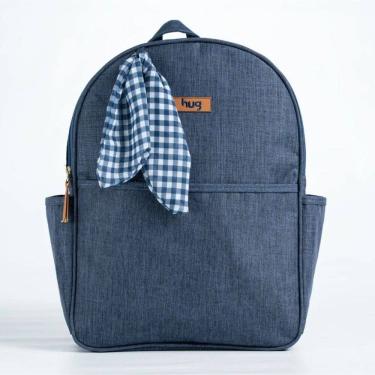 Imagem de Mochila Maternidade Unissex Mescla Azul Marinho - Hug