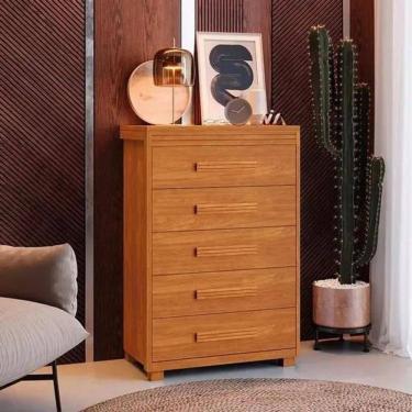 Imagem de Comoda PARIS 5 gavetas ypê