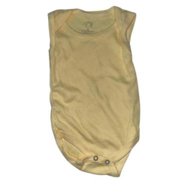 Imagem de Body Infantil Regata 100% Algodão Suedine Liso Cores Diversa - Alyath,