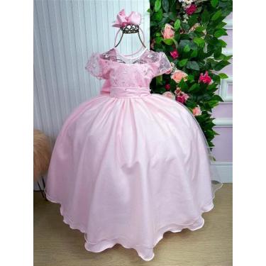 Imagem de Vestido Longo Rosa Bebê Giovanella/Giovanela Mariza, Pastel pink, 4