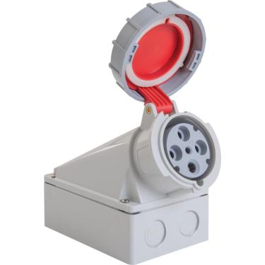 Imagem de Tomada de Sobrepor Industrial 3P T 63 A 380-415 Tramontina