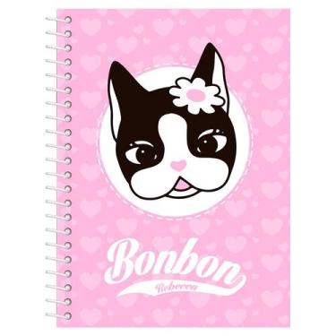 Imagem de Caderno Rebecca Bonbon RB Universitário Meninas Coleção 2025, Rosa - R