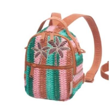 Imagem de Mini Mochila Farm Borogodó Honolulu Carioca Artesanal-Feminino