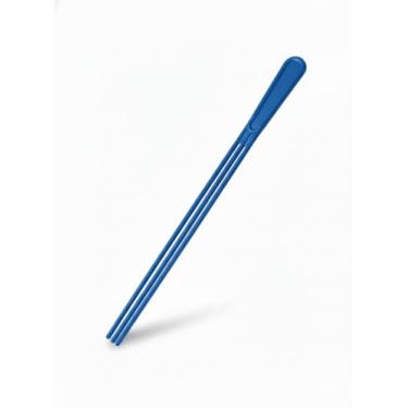 Imagem de Zaidan’s Baqueta Tripla para Tamborim 3 Hastes – Nylon resistente, 37 cm, 25 g – Para samba, ensaios e shows Percussão – Cores: vermelho, azul, preto, verde (Azul)