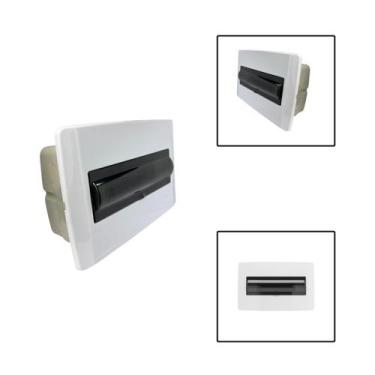 Imagem de Quadro Distribuição Embutir Disjuntores 8 Nema 12 Din - Ilumi