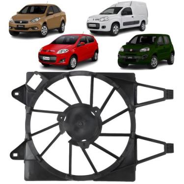 Imagem de Defletor Fiat Uno 2011 2012 2013 2014 2015 Palio 2012 a 2016 Com Ar Mo