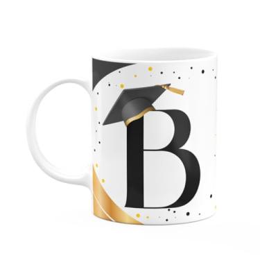 Imagem de JPS INFO, Caneca de Formatura - Inicial do nome letra B - 325ml