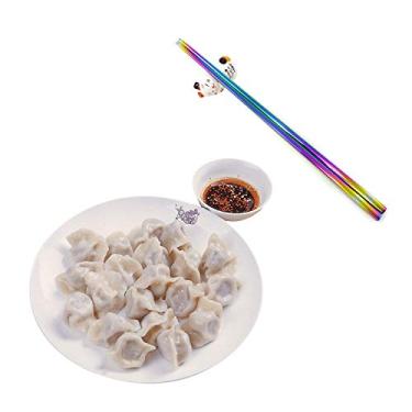 Imagem de Suporte para descanso de pauzinhos de cerâmica com 5 peças de gato da sorte adorável decoração de mesa para pauzinhos, garfos, colheres, facas, pincéis de pintura"