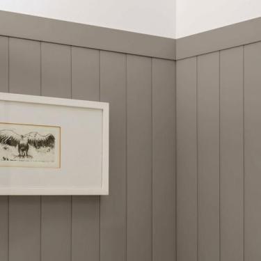 Imagem de Revestimento De Parede Shiplap Ripado Vinilico 125x100cm - Revyl, Ston