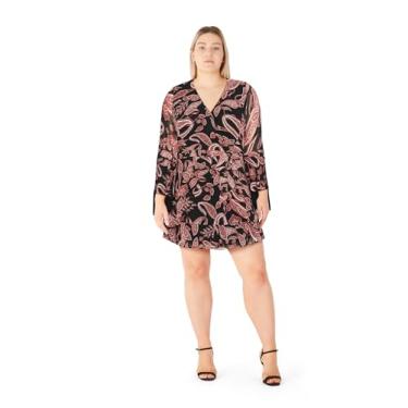 Imagem de City Chic Vestido feminino plus size - Dream, Paisley, 58
