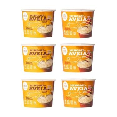Imagem de Mingau de Aveia Banana com Canela Sem Glúten, Sem Leite e Vegano - 06 UNIDADES (pronto em 05 minutos)
