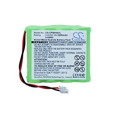 Imagem de 2000mAh Telefone sem fio Bateria de substituição, Compatível com AA x 4