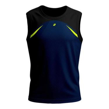 Imagem de Regata Esportiva Masculina Dry Fit Academia Treino Fitness Corrida Lev