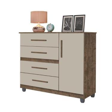 Imagem de Comoda Prata Mizza Decor - Armário para quarto - São Miguel, Canela Of