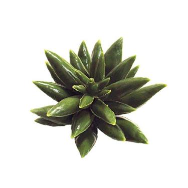 Imagem de Suculentas artificiais, JUSTDOLIFE suculentas artificiais faça-você-mesmo mini plantas suculentas artificiais realistas para decoração de casa de casamento
