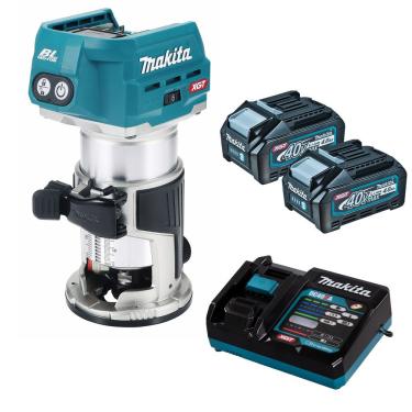 Imagem de Tupia Makita 40v Xgt 06-08mm Rt001gm202 – Potente E Precisa, Profissional E Bateria Incluída