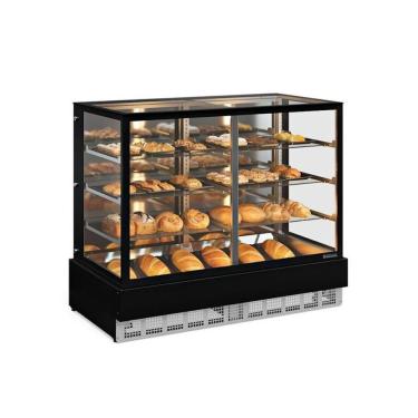 Imagem de Vitrine Neutra Gelopar 150 Cm Preto Bivolt Mgen-150