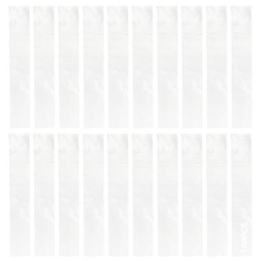 Imagem de 100 peças de sacos plásticos transparentes de 15 x 80 cm de comprimento, para armazenamento de itens grandes, como pôsteres, tapetes de ioga e obras de arte, resistente, design impermeável, 6 mm de