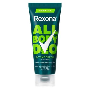Imagem de Desodorante Rexona Corporal All Body Deo Active Fresh Creme 75g