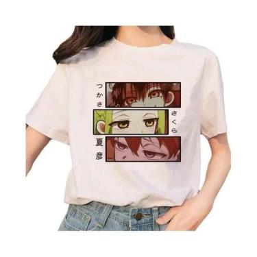 Imagem de Camiseta Feminina Harajuku Ullzang Hanako-Kun - Estampa Gráfica Anos 9