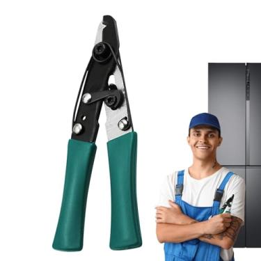 Imagem de Shakven Ferramenta de corte de tubo, alicate de corte de fio,Alicate de reparo de tubo de cobre de alta resistência ferramenta cortadora de tubulação | Tesoura de tubo capilar multiuso, fatiador de