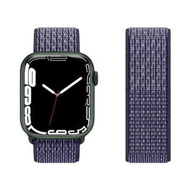 Imagem de Pulseira De Nylon Para Apple Watch Band 44mm 42 40mm 45mm 38 41mm Brac