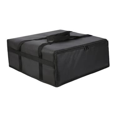 Imagem de MotiveTech Bolsa térmica para pizza, portátil, para manter a pizza fresca e reutilizável, ideal para piqueniques, entregas e consumo em casa.