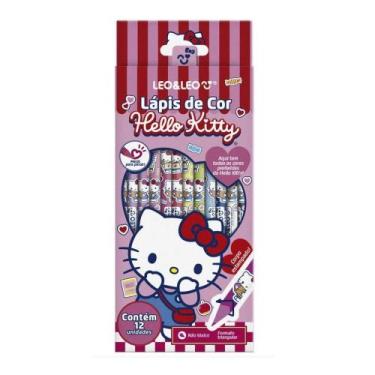 Imagem de Lápis de Cor Hello Kitty Com 12 Cores Leo&Leo - Leonora