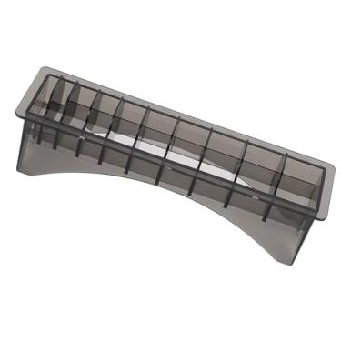 Imagem de Luqeeg Recipiente de Pente de Limite de Cortador de Cabelo de 10 Grades para Uso Doméstico, Material Plástico Resistente, Organizador de Mesa, 9,8 X 2,8 X 2,6 pol.